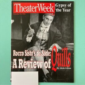 Gregory Jbara Signed (Inside Article) Theater Week Magazine Dec 18 1995 - Label